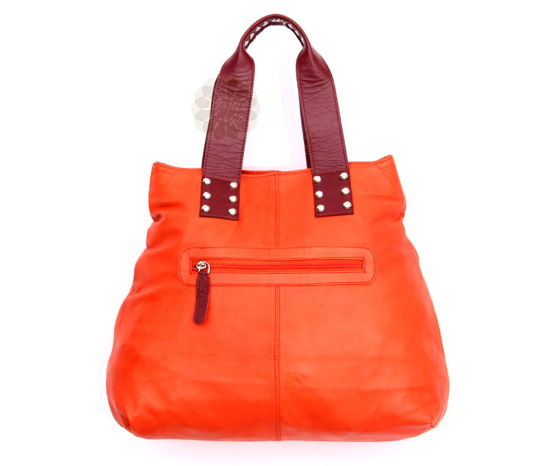 Vogue Crafts & Designs Pvt. Ltd. manufactures Orange Tote Bag at wholesale price.